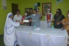 Hon'ble Governor visited Missionaries of Charity, Quepem