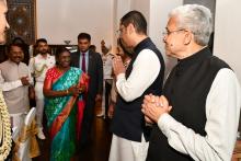 The Banquet hosted in honour of the Hon’ble President of India, Smt. Droupadi Murmu at Raj Bhavan.