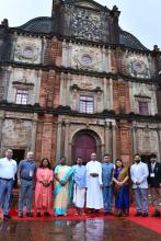 Hon'ble Governor visited Basilica of Bom Jesus along with Hon'ble President of India