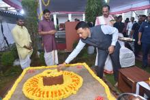 Commencement of Vaman Vriksh Kala Udhyan Work, at the  hands of Dr. Parmod Sawant, Hon’ble Chief Minister of Goa, in gracious presence of Hon’ble Governor of Goa at Raj Bhavan.