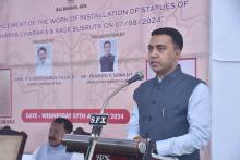 Commencement of Vaman Vriksh Kala Udhyan Work, at the  hands of Dr. Parmod Sawant, Hon’ble Chief Minister of Goa, in gracious presence of Hon’ble Governor of Goa.