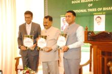 Book release function of “Traditional Trees Of Bharat” Compiled and Edited by Hon'ble Governor  at the hands of Hon’ble Dr. Justice D. Y. Chandrachud, Chief Justice of India At Raj Bhavan, Goa. 