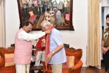 Shri Rajendra Vishwanath Arlekar, Hon’ble Governor of Bihar called on Hon'ble Governor at Raj Bhavan. 