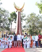Hon’ble Governor Paid Floral Tribute At The Martyr’s Memorial, Azad Maidan, Panaji On The Occasion Of Martyrs’ Day.