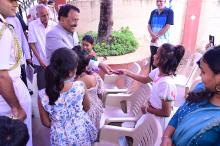 Hon'ble Governor visited Matruchayya & interacted with the inmates and staff of the Ashram and handed over financial assistance. 