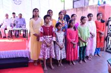 Hon'ble Governor visited Matruchayya & interacted with the inmates and staff of the Ashram and handed over financial assistance. 