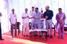 Hon'ble Governor visited Matruchayya & interacted with the inmates and staff of the Ashram and handed over financial assistance. 