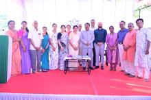 Hon'ble Governor visited Matruchayya & interacted with the inmates and staff of the Ashram and handed over financial assistance. 