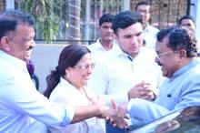 Hon'ble Governor visited Sr. Christobele’s Trust, Mother Teresa Roses & interacted with  the inmates and staff of the Trust and handed over financial assistance.