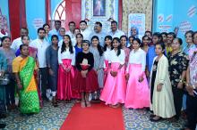 Hon'ble Governor visited Sr. Christobele’s Trust, Mother Teresa Roses & interacted with  the inmates and staff of the Trust and handed over financial assistance.