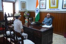 Shri Alok Kumar IPS, DGP Goa Police Called on Hon'ble Governor At Raj Bhavan.